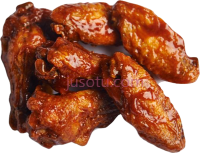 烤鸡翅,bbq chicken wings PNG