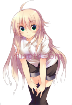 金发可爱女孩PNG