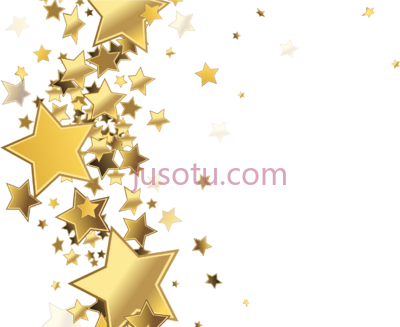 金星,rose gold stars PNG