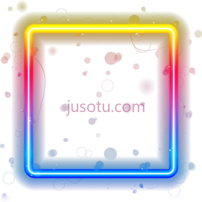 霓虹灯,neon border PNG