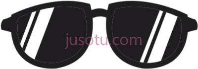 黑白太阳镜,sunglasses cartoon black white PNG