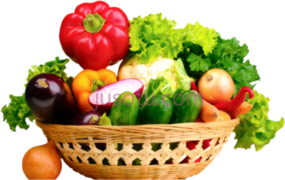 篮子里水果蔬菜,fruits and vegetables basket PNG