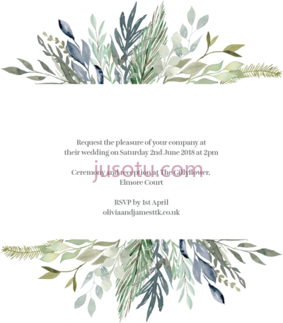 质朴婚礼花边请柬,rustic foil invitations PNG