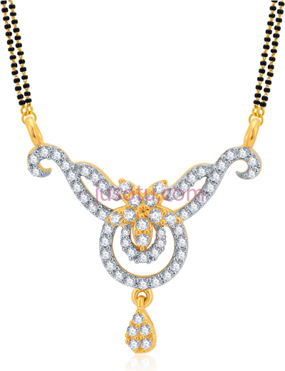 钻石吊坠,diamond mangalsutra pendant PNG