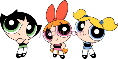 飞天小女警,powerpuff girl then and now PNG
