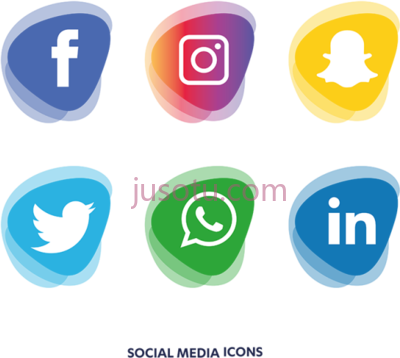 社交媒体标志,simbolo do social media logos PNG