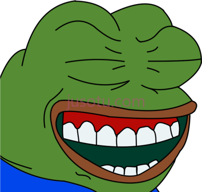 佩佩笑,pepe laughing PNG