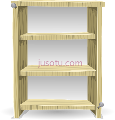 家具书架,bookcase bookshelf shelving wood shelf furniture PNG
