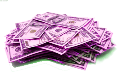 粉红色钞票,money racks bills cash pink asthetic PNG