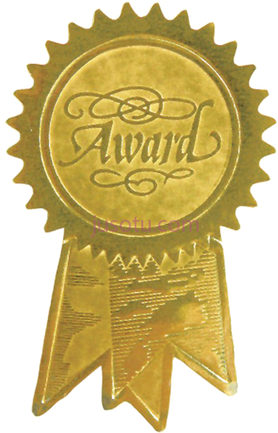证书奖章,award ribbon certificate achievement PNG