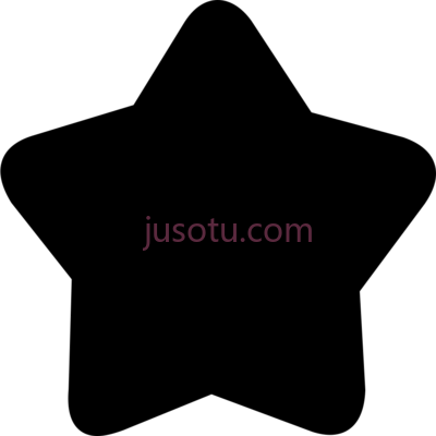 圆星,rounded star PNG
