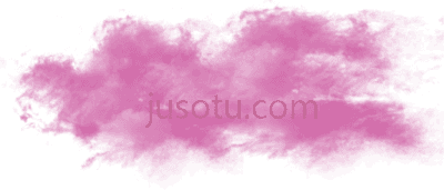 水彩粉烟,water painting pink smoke PNG