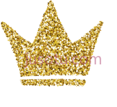闪光金王冠PNG