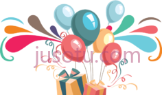 生日快乐气球PNG
