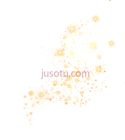 星光黄晕,star light yellow element halo PNG