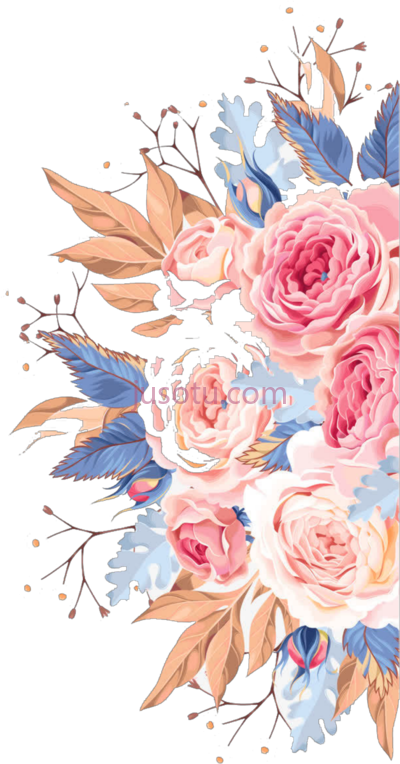 彩色水彩花边框,watercolor border colorful PNG