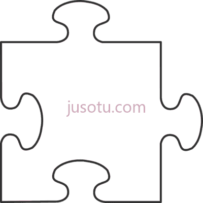 白色拼图,white puzzle piece PNG