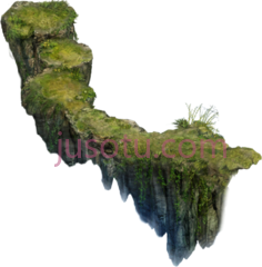 浮岛PNG