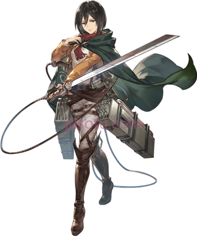 三笠·阿克曼,mikasa ackerman granblue fantasy PNG