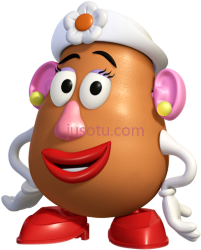 玩具总动员土豆头,head mrs potato toy story PNG