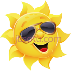戴太阳镜PNG