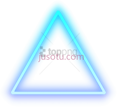 三角形,neon triangle light PNG
