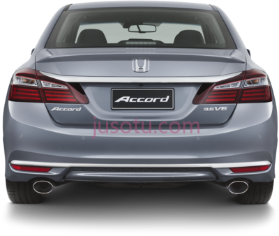 雅阁本田汽车,accord v6 nt lunar silver rear honda car PNG