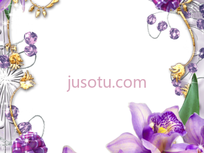 紫罗兰边框,borders violet frame PNG