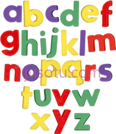 卡通磁铁字母, PNG