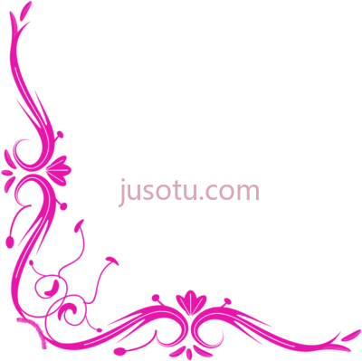 角边,corner side border PNG
