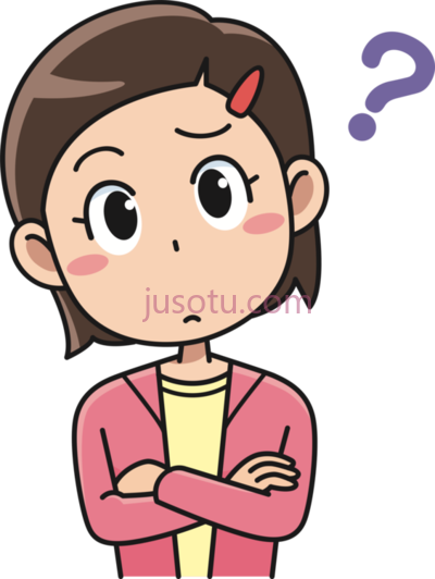 卡通女人思考,cartoon icons woman thinking girl PNG