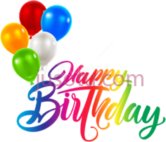 生日快乐气球PNG