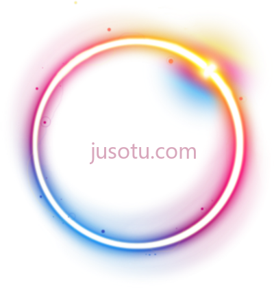 霓虹圆圈,neon rainbow PNG