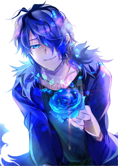 蓝色男孩,couples ib render boy blue PNG