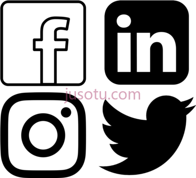 社交媒体,engage us on social media PNG
