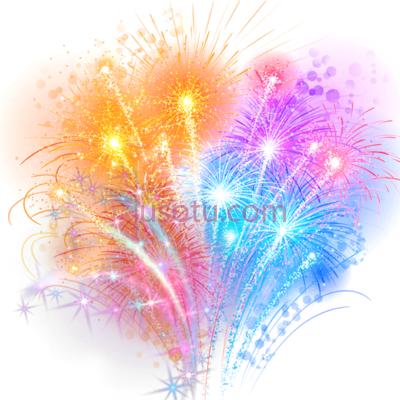 五彩缤纷烟花,fireworks colorful PNG