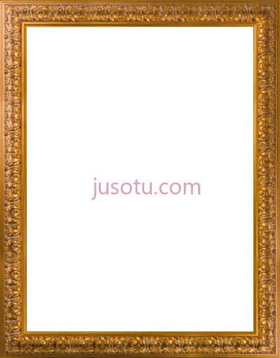 古董金画框,sicilian gold frame marcos para fotos vintage PNG