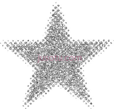 银色闪光星,silver glitter sparkle PNG