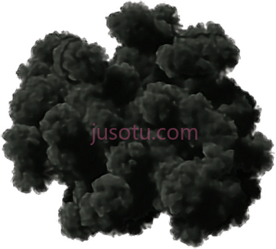 浓黑烟,cloud black thick PNG