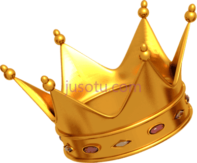 金冠,gold crown PNG
