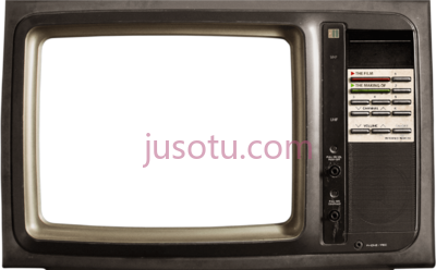 旧电视,set old tv PNG