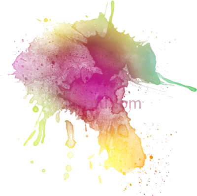 飞溅水彩,watercolour paint splash green splatter PNG