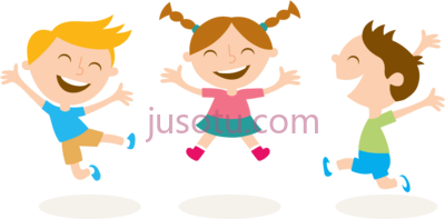 儿童跳跃,kids jumping cartoon PNG