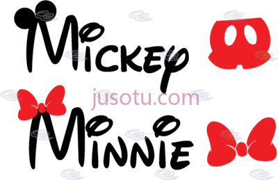 米老鼠,mickey mouse ears letters name PNG