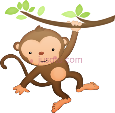 卡通猴子,cris oliveira mimos da marlen cartoon animais safari PNG