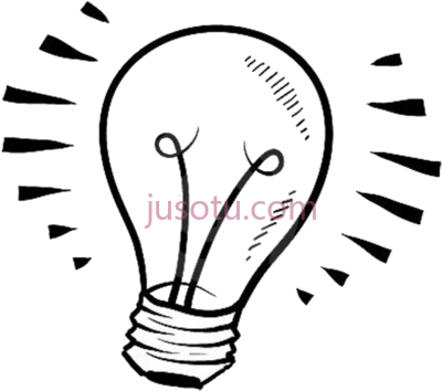 灯泡,bulb chalk PNG