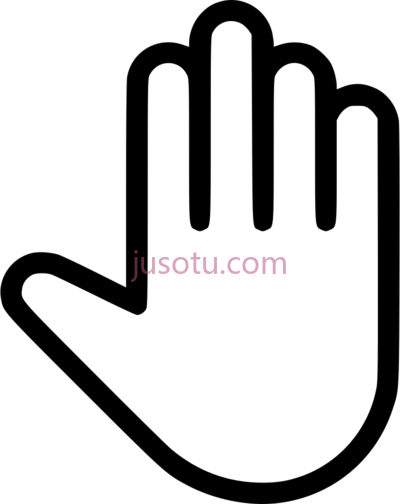 手,open hand comments icon PNG