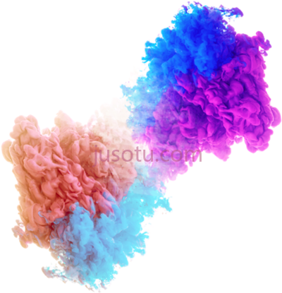 五彩烟雾,polyvore niche colorful abstract PNG