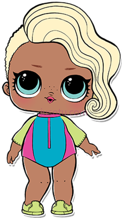 惊喜娃娃,lol surfer babe doll PNG