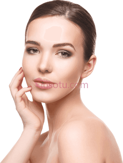 护理皮肤面部头颈,care skin facial head neck beautiful woman face PNG